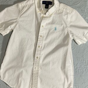 Ralph Lauren Kids white size 8 Button Down Shirt
